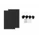 EcoFlow 2 x 100W Rigid Solar Panel Combo 1ECOS331MF