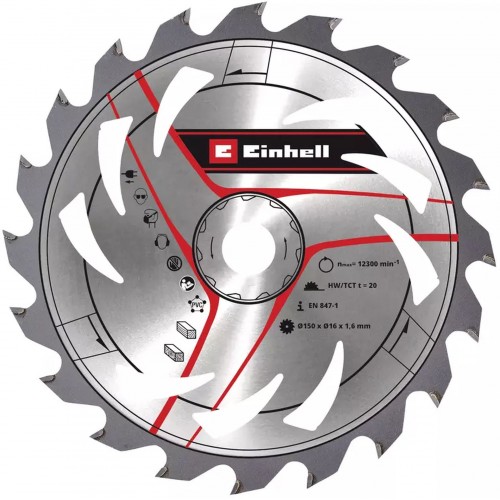 Einhell Sägeblatt für Holz und PVC 150x16mm Z20 49583359