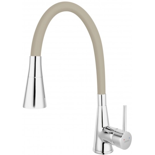 FERRO ZUMBA II Flexible Küchenarmatur Spültischarmatur Spülen Wasserhahn, Beige BZA42P