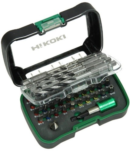 HiKOKI 750365 Bit/Bohrer-Set 50-teilig 1/4" Länge 25 mm