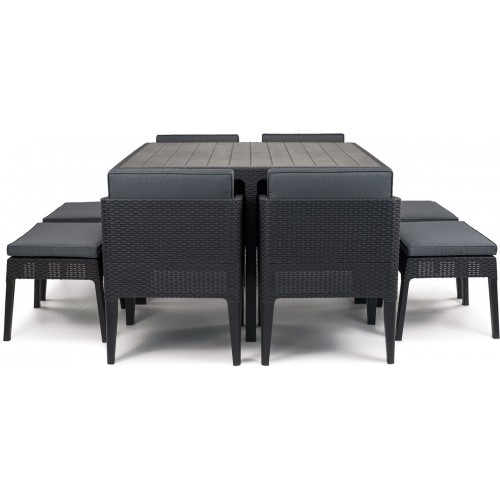 KETER COLUMBIA Dining Set 9-teilig, graphit/grau 17204120