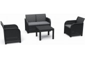 KETER ROSALIE Lounge-Set 4-tlg., graphit/grau 17210753