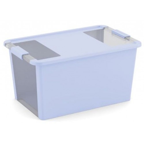 KIS BI BOX L 40L 55x35x28cm blueberry/transparent