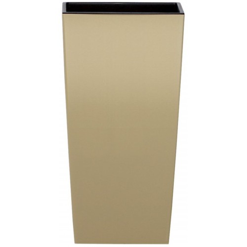 Blumenkübel Pflanzkübel URBI SQUARE Pflanztopf mit Einsatz 4 L, beige DURS140-7502U