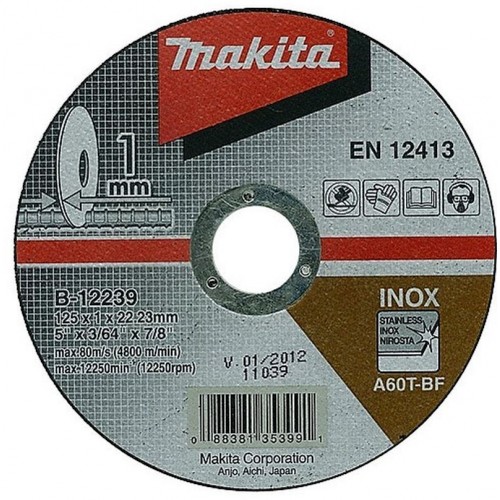 Makita B-12239 Trennscheibe 125x1x22,23mm Inox (1 Stück) new E-03040