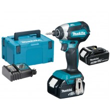 Makita DTD153RTJ Akku-Schlagschrauber 1/4" Li -ion (2x5,0Ah/18V/170Nm) Makpac 2