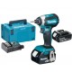 Makita DTD153RTJ Akku-Schlagschrauber 1/4" Li -ion (2x5,0Ah/18V/170Nm) Makpac 2