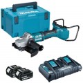 Makita DGA900PT2 Akku-Winkelschleifer 230mm, Li-ion 2x18V/5,0Ah