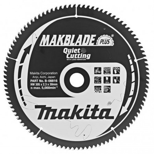 Makita B-08816 Kreissägeblatt 305x30mm 100 Z