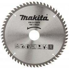 Makita D-72970 Kreissägeblatt für Kappsägen 190x30x60T TCT