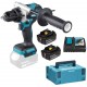 Makita DHP486RTJ Akku-Schlagbohrschrauber Li-ion LXT 18V 5,0 Ah, Makpac