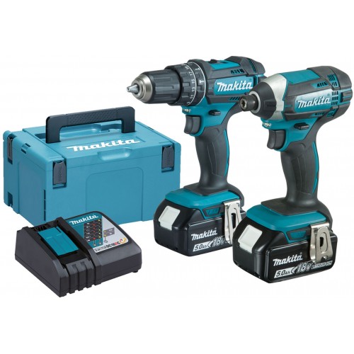 Makita DLX2131TJ Akku-Kombo-Kit DHP482 + DTD152 Li-ion LXT 18V