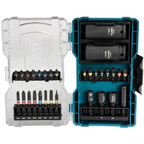 Makita E-07060 Steckschlüssel-Bit-Set 30tlg.