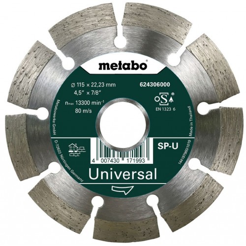 Metabo Universal Diamanttrennscheibe 115x22,23 mm 624306000