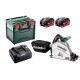 Metabo KT 18 LTX 66 BL Akku-Tauchkreissäge (18V/2x8,0Ah) MetaBOX, 601866810