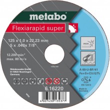 Metabo Flexiarapid Super Trennscheibe 125 x 0,8 x 22,23 Inox, TF 42 616209000