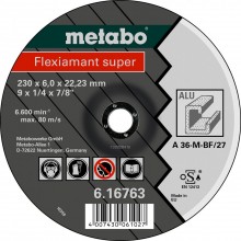 Metabo Flexiamant Super 125x6,0x22,23 Alu, Schruppscheibe, gekröpfte 616749000