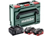 Metabo Basis-Set 2x LiHD 10Ah + ASC 145 + Metabox 685142000