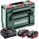 Metabo Basis-Set 2x LiHD 10Ah + ASC 145 + Metabox 685142000