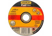 Stanley STA32607-QZ Trennscheibe für Edelstahl 125 x 1,0 x 22,2 mm