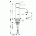 Hansgrohe TALISEinhebel Waschtischmischer 14118820 ohne Ablaufgarnitur DN15 brushed nickel