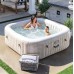 INTEX Pure Spa Chevron Deluxe Whirlpool mit Salzwassersystem 28472NP