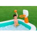 BESTWAY Dunk N' Splash Family Pool mit Basketballkörben, 251 x 168 x 102 cm 54445