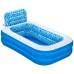 BESTWAY Waterfall Oasis Family Pool mit Wassersprinkler, 229 x 152 x 96 cm 54451