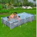 BESTWAY Steel Pro Frame Pool, 366 x 201 x 66 cm, Set mit Filterpumpe 561FV