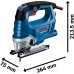 BOSCH GST 750 PROFESSIONAL Stichsäge 06015B4121