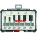 BOSCH Fräser-Set, 6-teiliges Nutfräser-Set, 8-mm-Schaft 2607017466