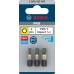 BOSCH PRO T Impact Bit, T20 x 25, T25 x 25, T30 x 25 mm, 3-tlg. 2608522479