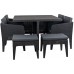 KETER COLUMBIA Dining Set 9-teilig, graphit/grau 17204120