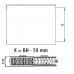 Kermi Therm X2 Plan-Kompakt Flachheizkörper 22 500 / 1000 PK0220510