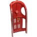 Prosperplast ZIGI ZET Schlitten 91x45x29cm, Rot ISZG